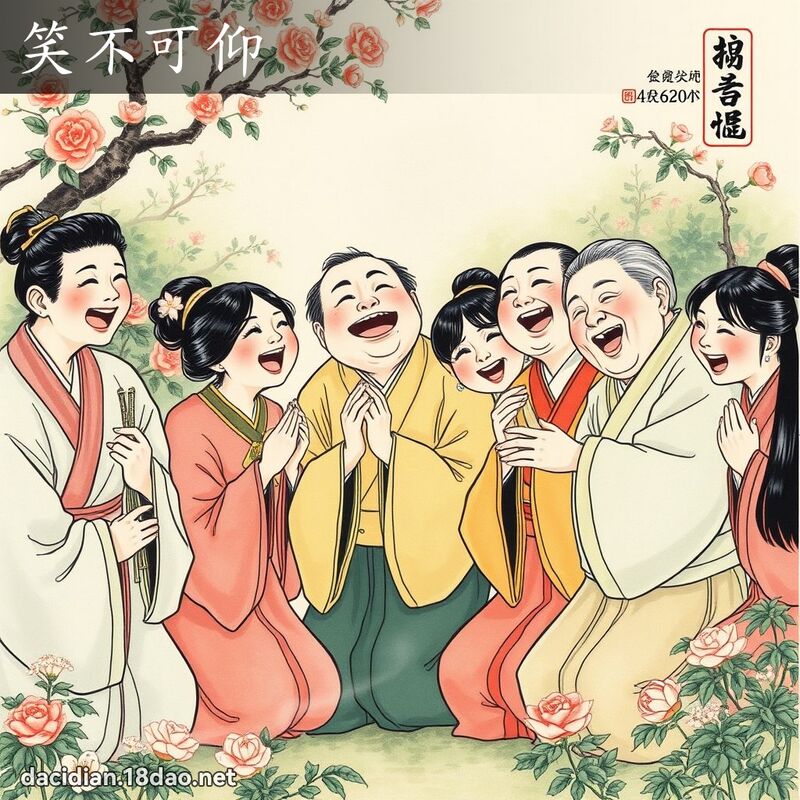 笑不可仰 配图
