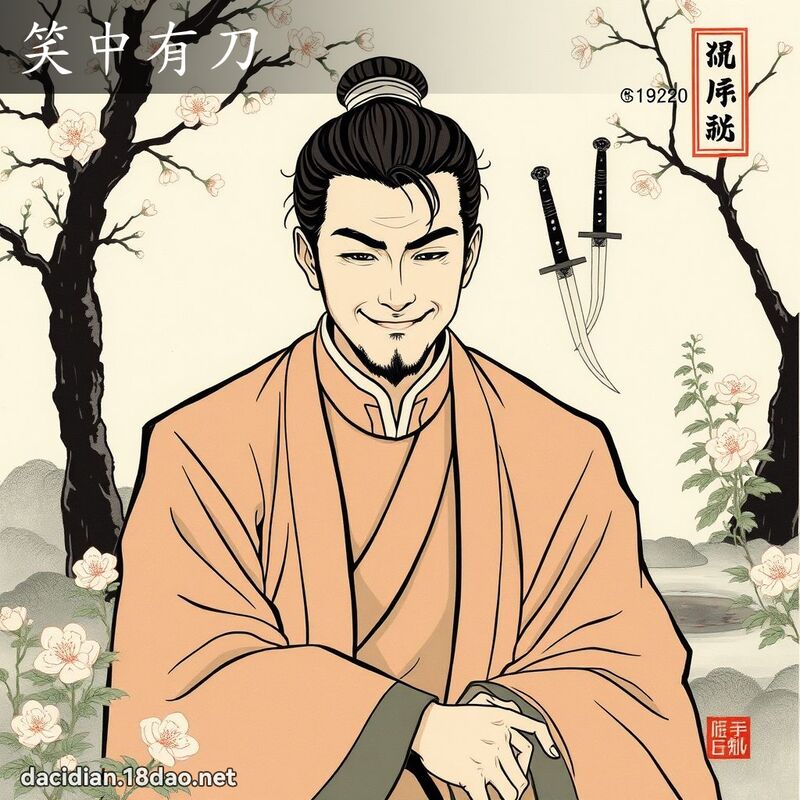 笑中有刀 配图