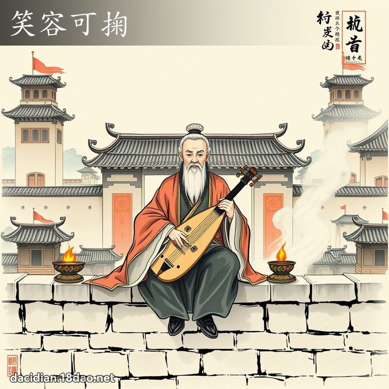 笑容可掬 配图