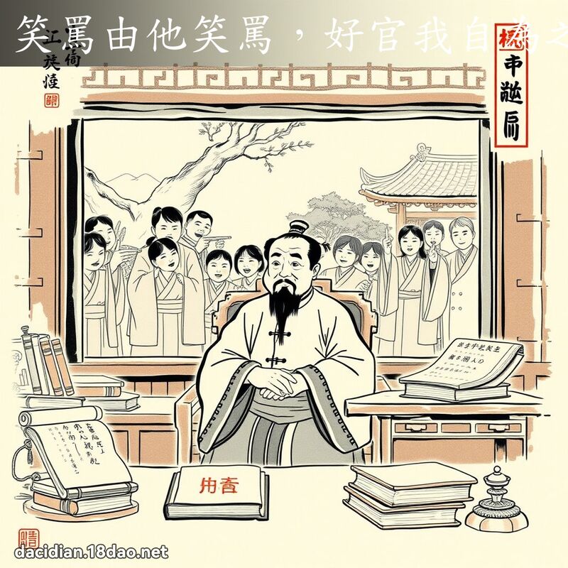 笑罵由他笑罵,好官我自為之 配图