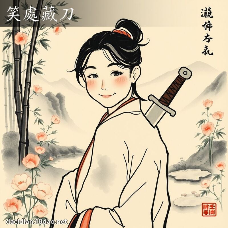 笑處藏刀 配图