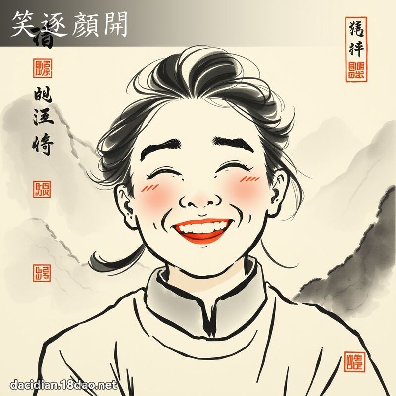 笑逐顏開 配图