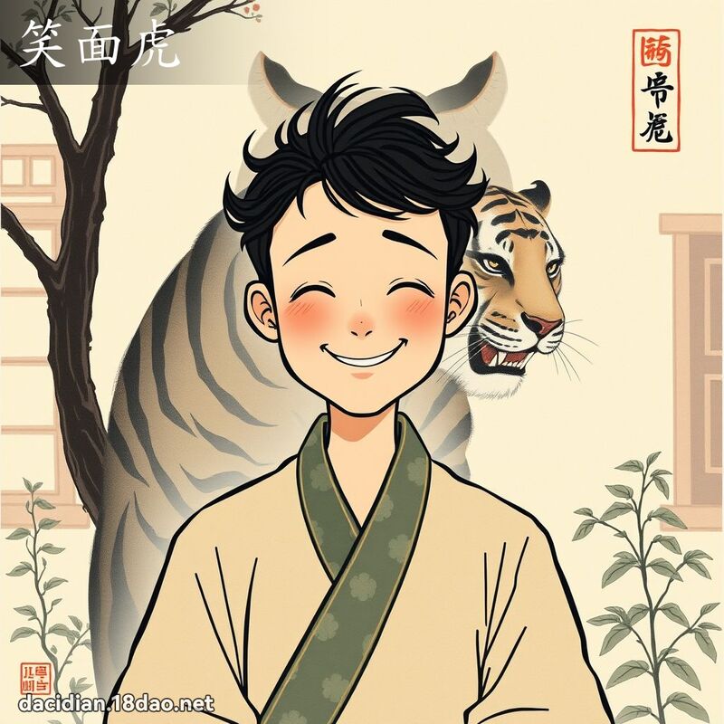 笑面虎 配图