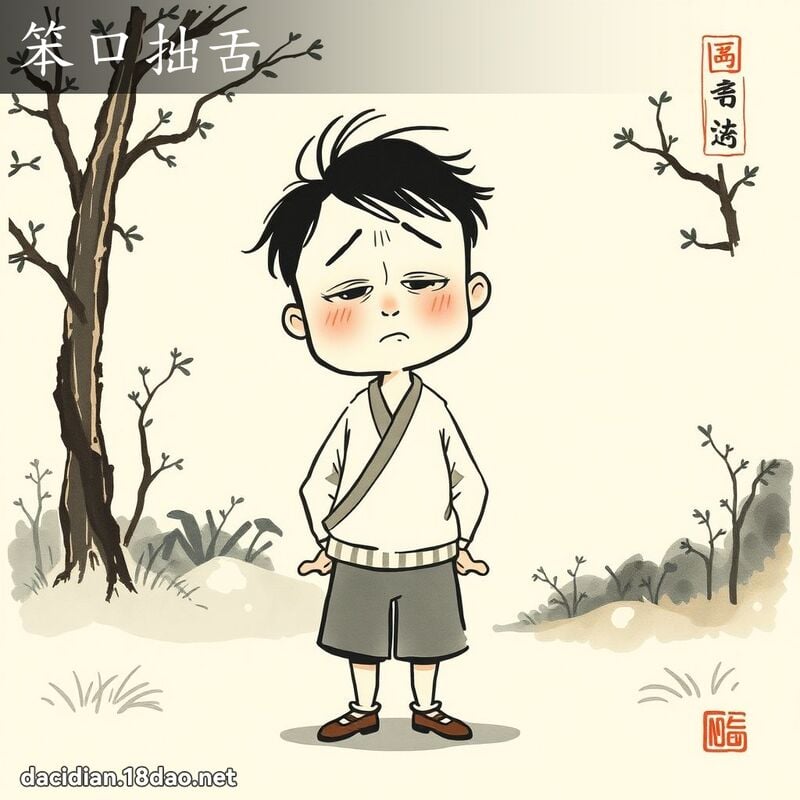 笨口拙舌 配图