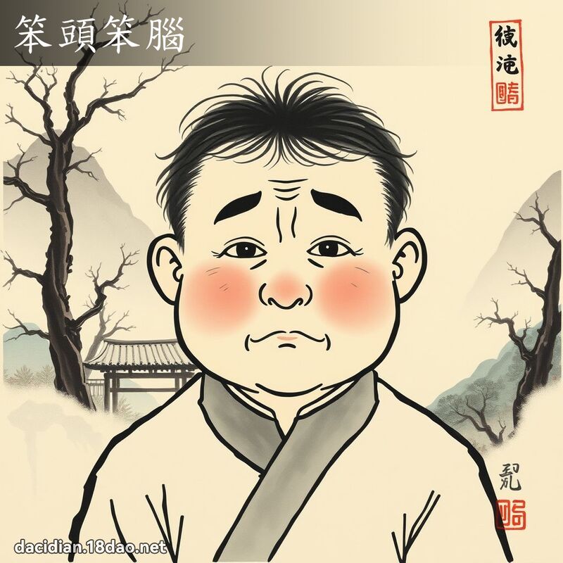 笨頭笨腦 配图