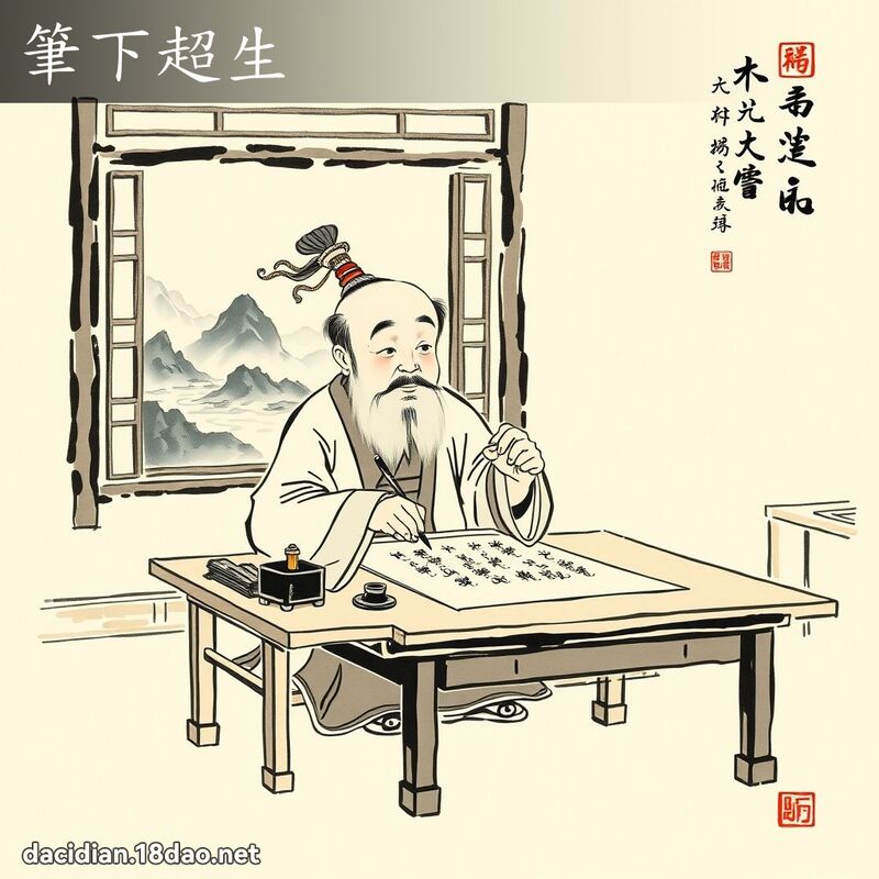 筆下超生 配图