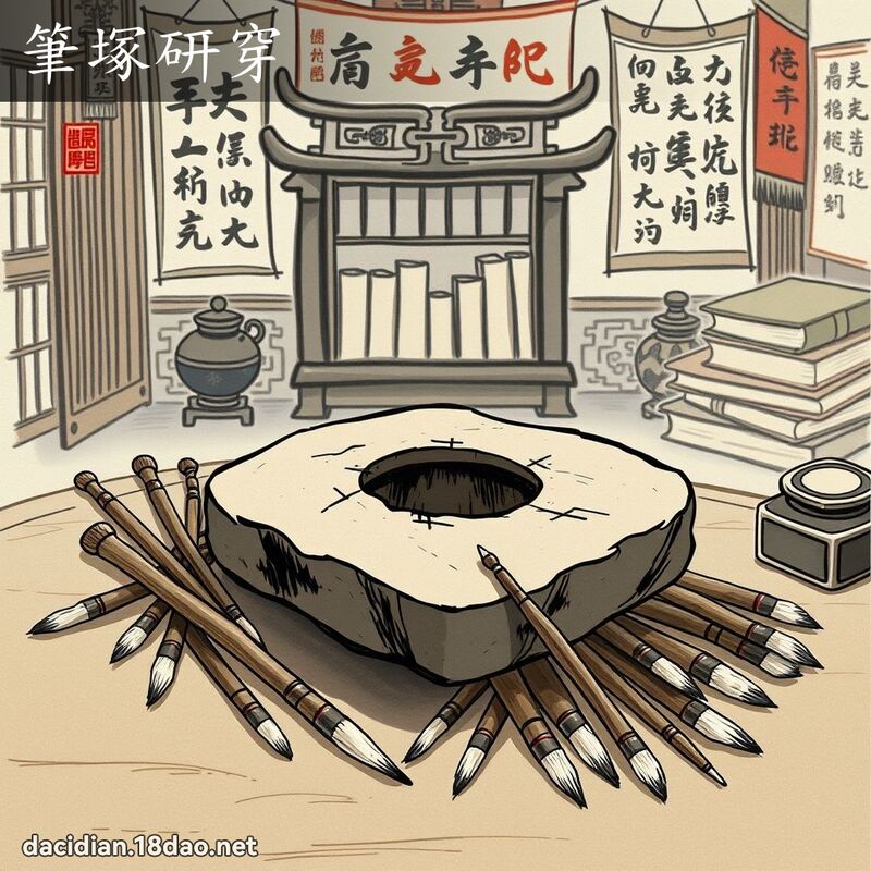 筆塚研穿 配图