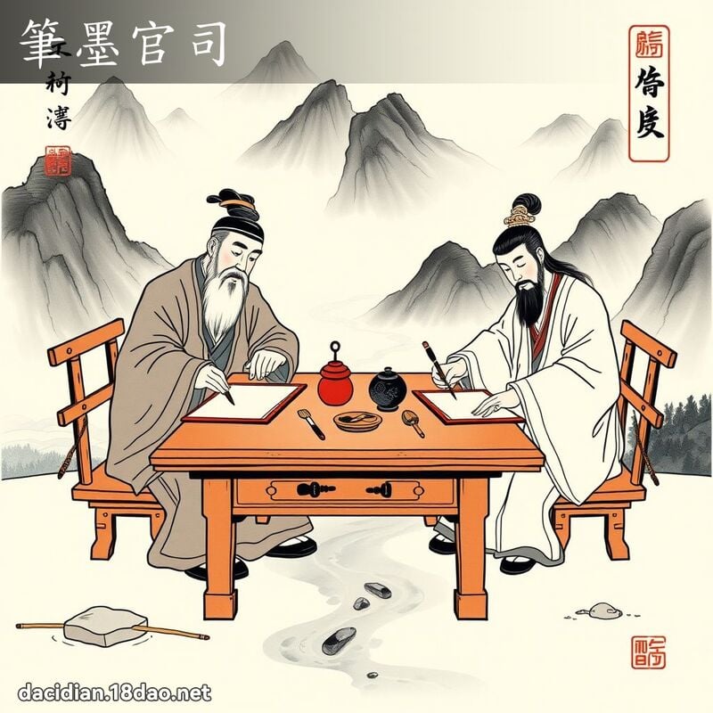 筆墨官司 配图