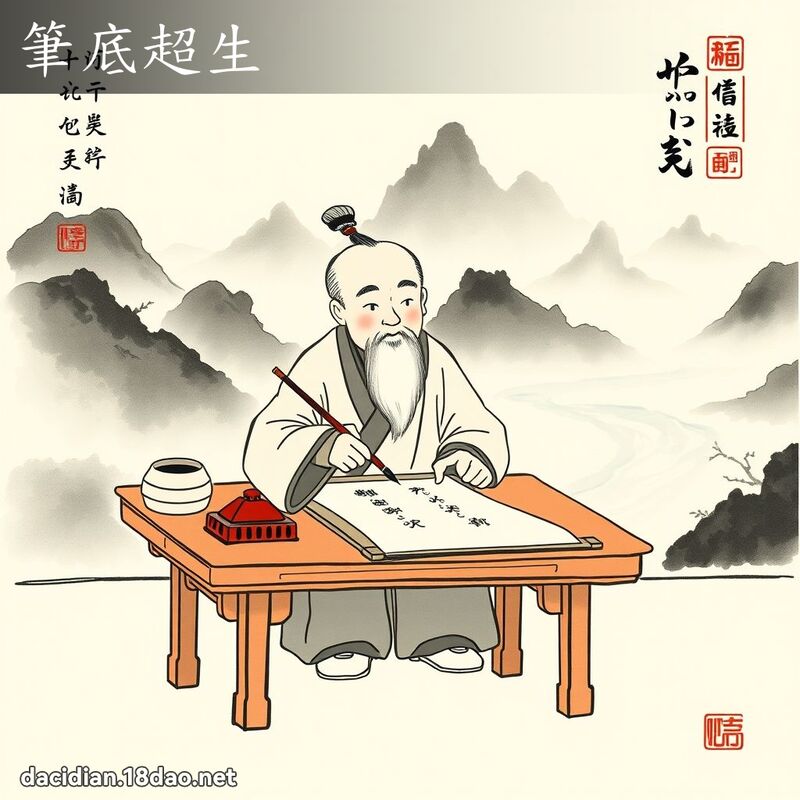 筆底超生 配图