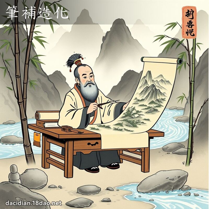 筆補造化 配图