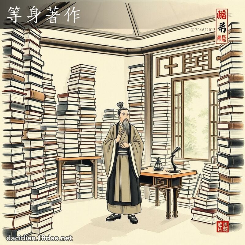 等身著作 配图
