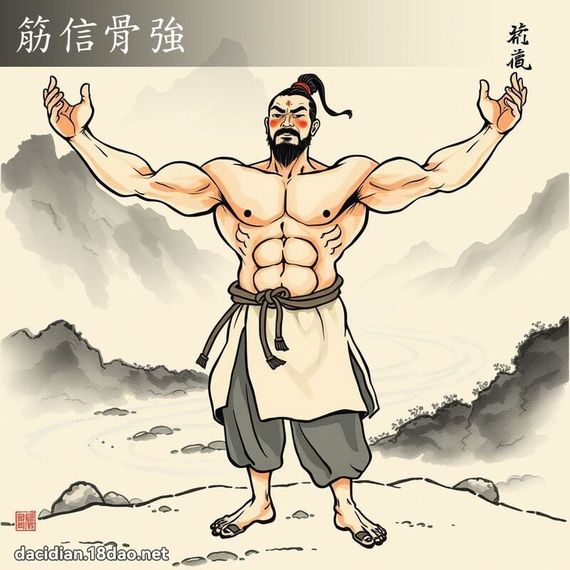 筋信骨強 配图