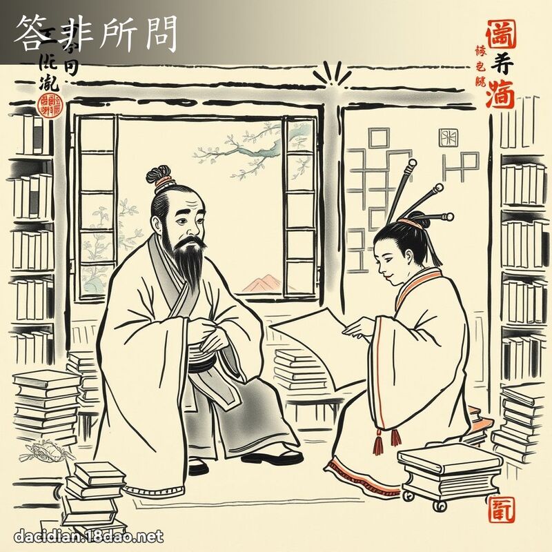 答非所問 配图