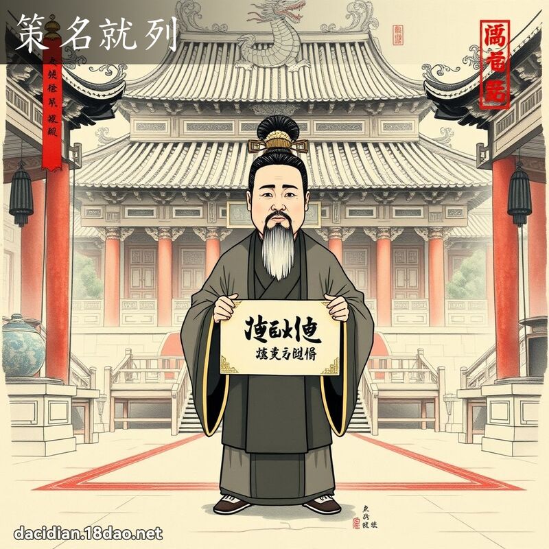 策名就列 配图