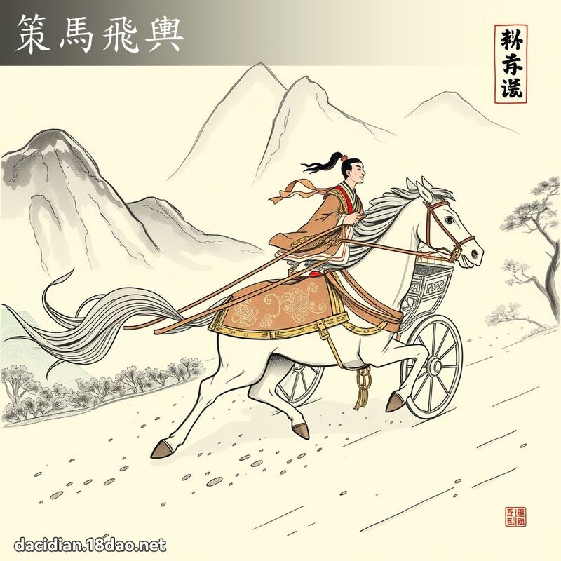 策馬飛輿 配图