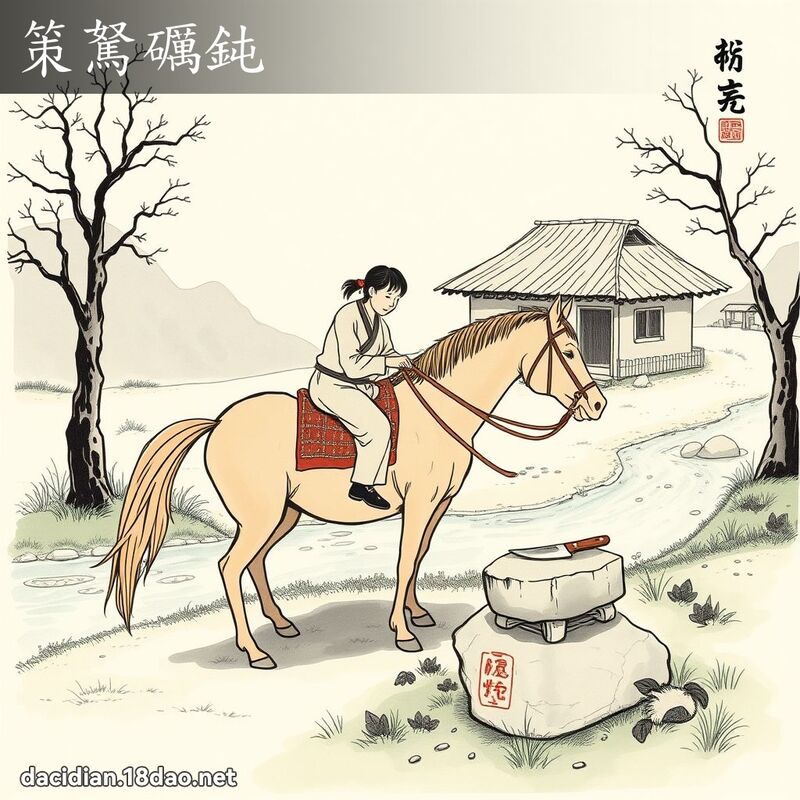 策駑礪鈍 配图