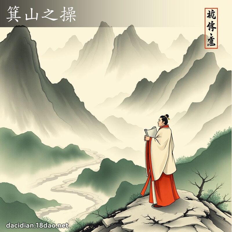 箕山之操 配图