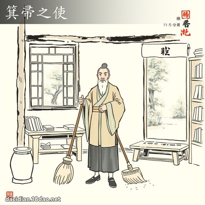 箕帚之使 配图