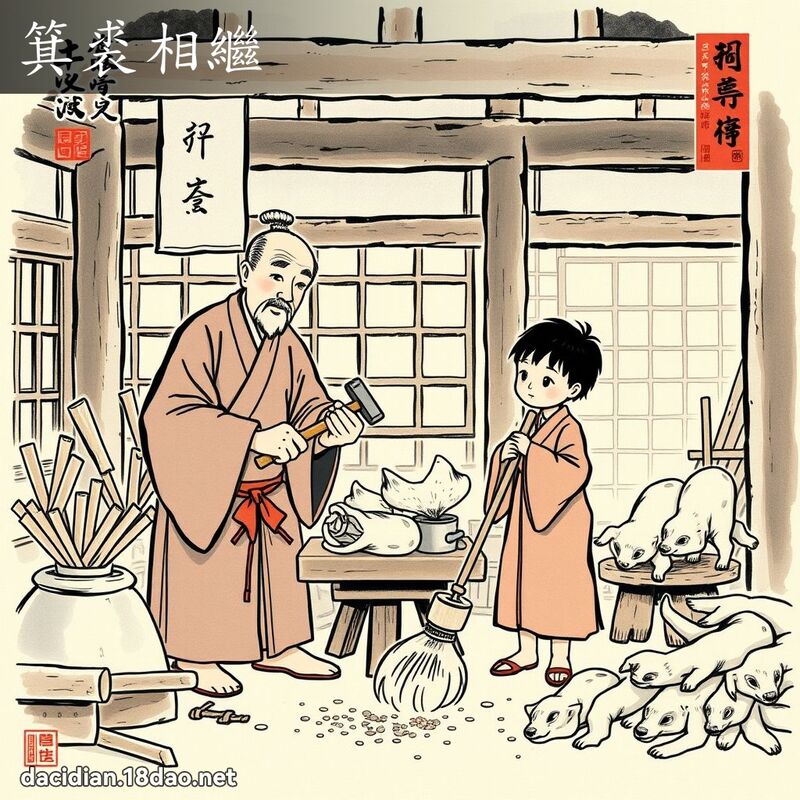 箕裘相繼 配图