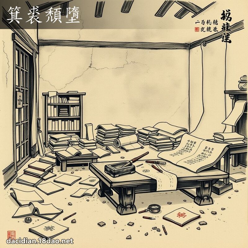 箕裘頹墮 配图