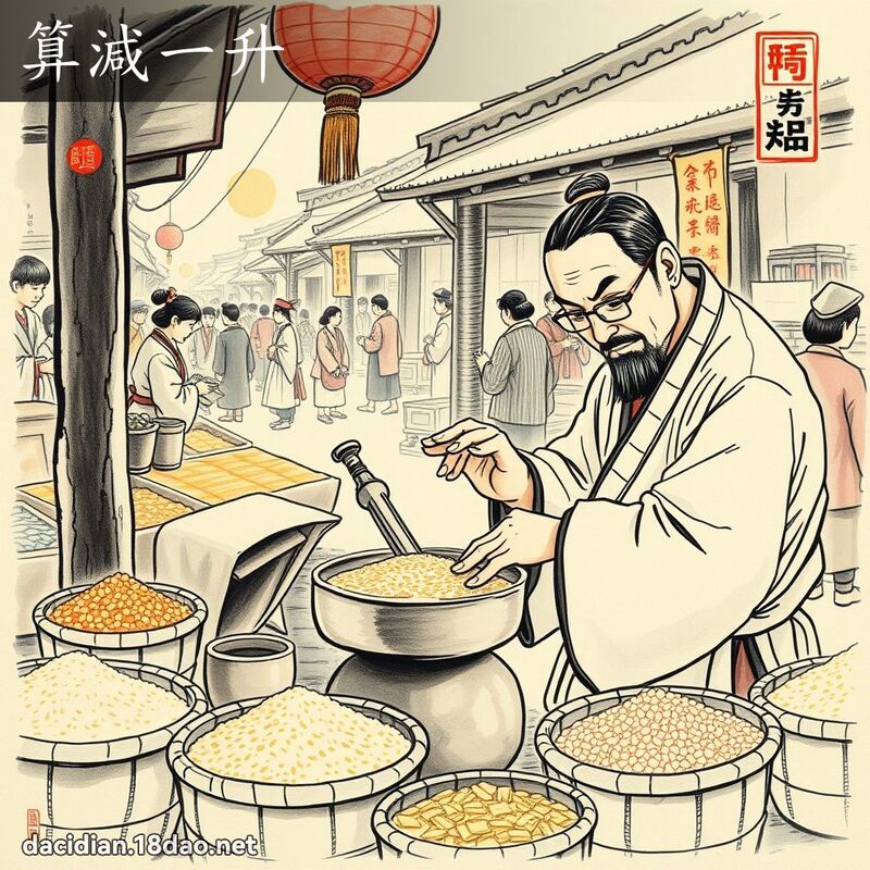 算減一升 配图