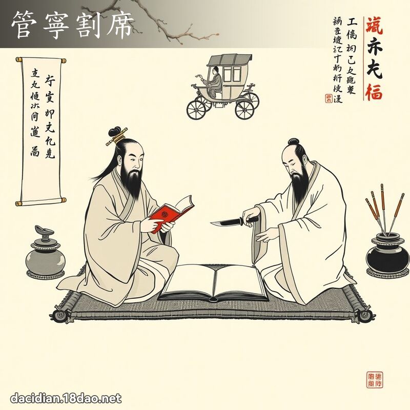 管寧割席 配图