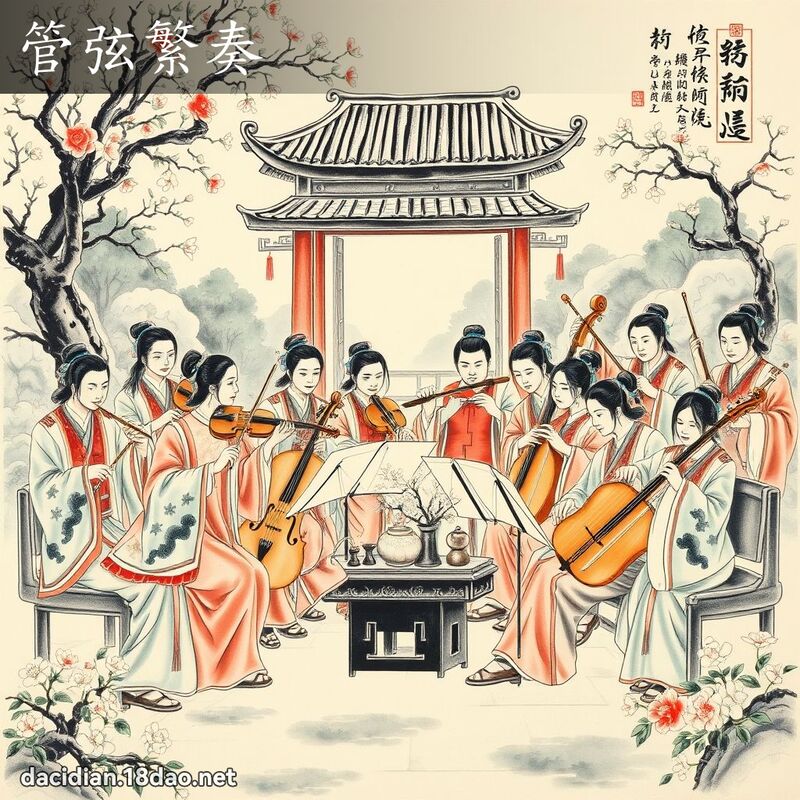 管弦繁奏 配图