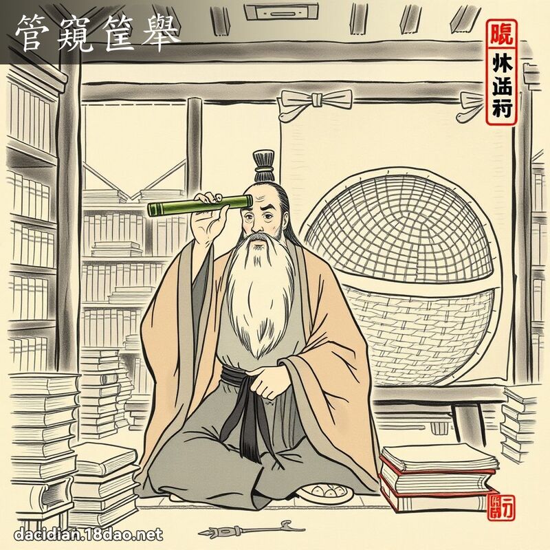 管窺筐舉 配图