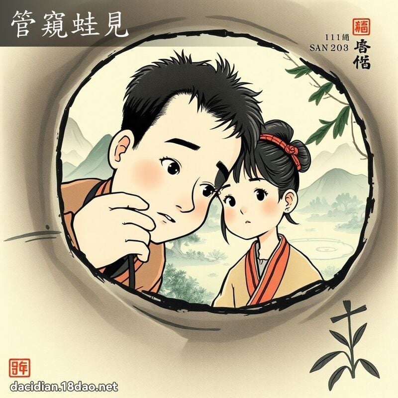 管窺蛙見 配图