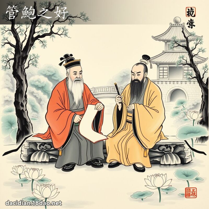 管鮑之好 配图