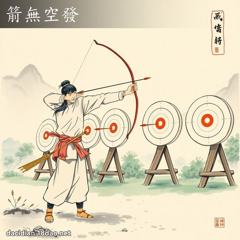 箭無空發 配图