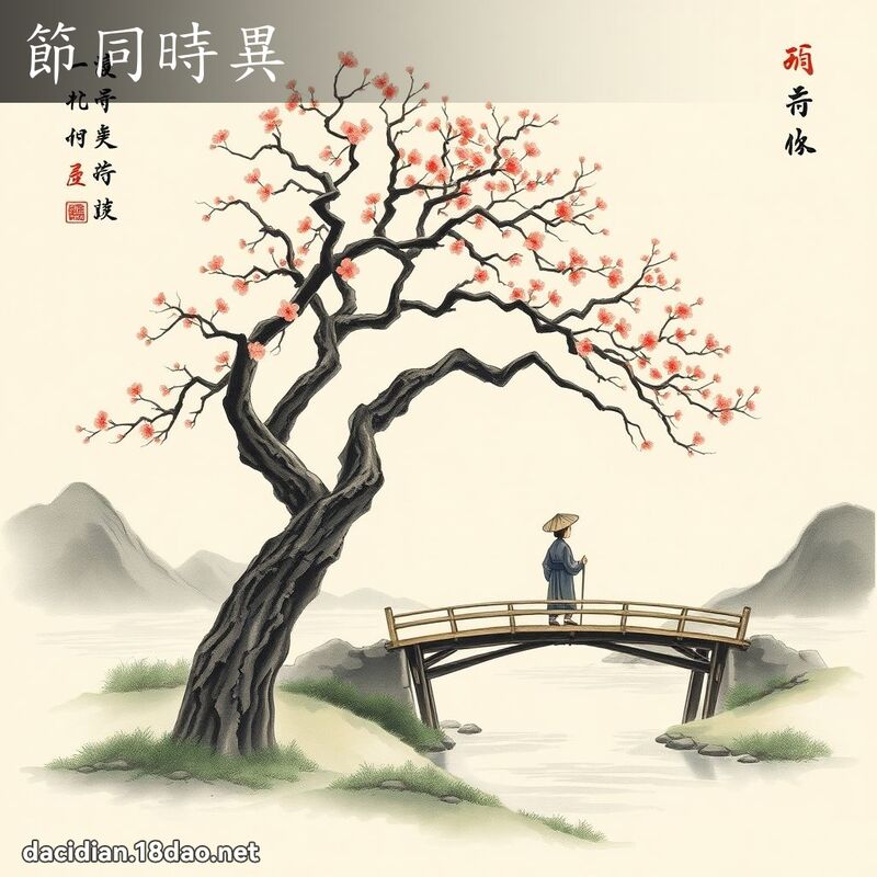 節同時異 配图