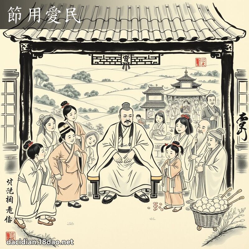 節用愛民 配图
