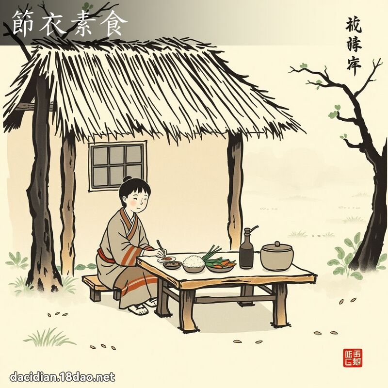 節衣素食 配图