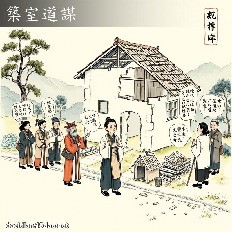 築室道謀 配图