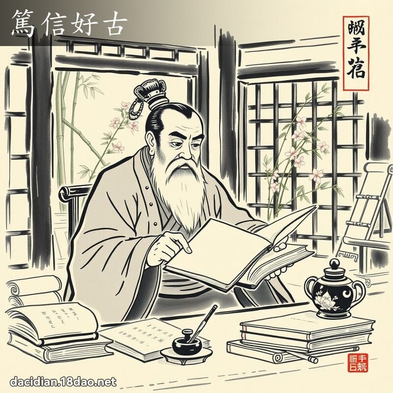 篤信好古 配图