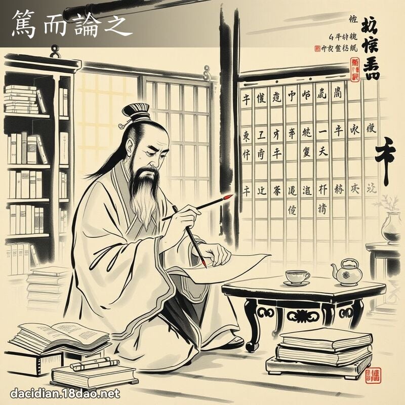 篤而論之 配图