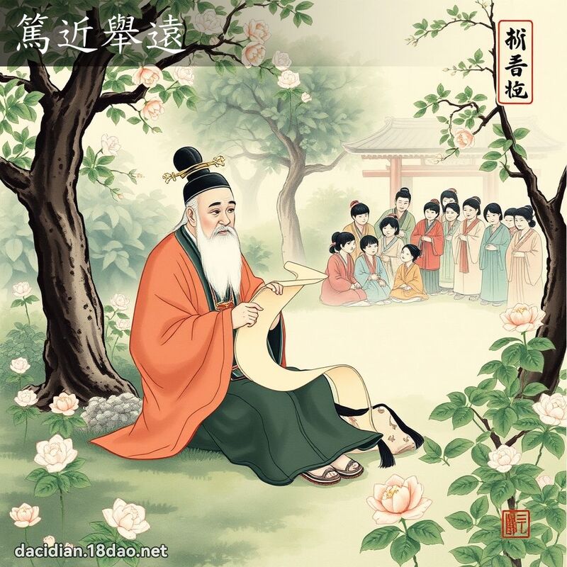 篤近舉遠 配图