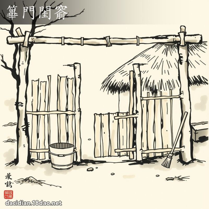 篳門閨窬 配图