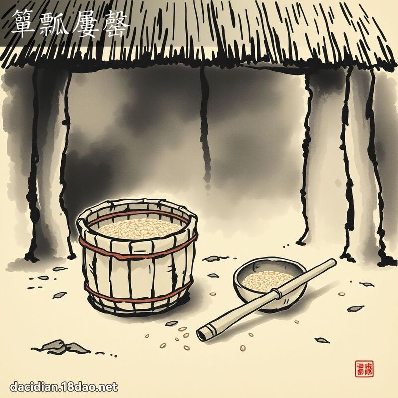 簞瓢屢罄 配图