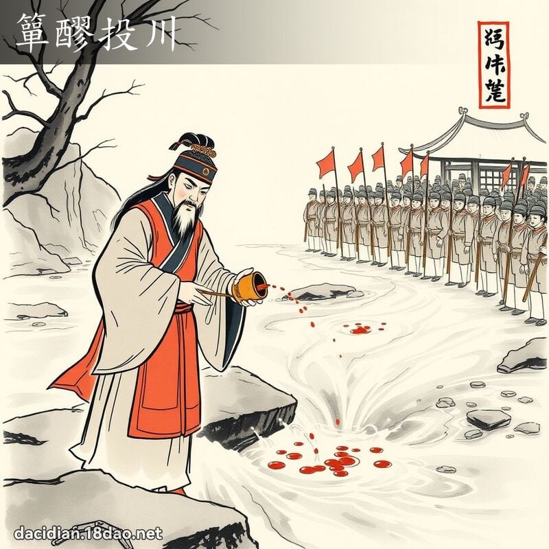 簞醪投川 配图