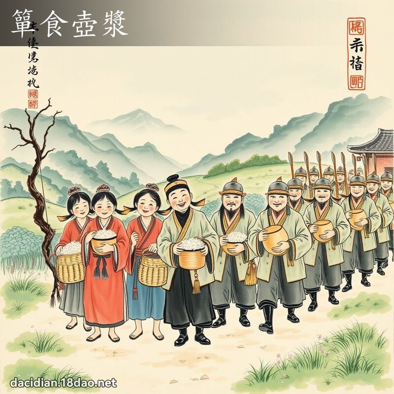 簞食壺漿 配图