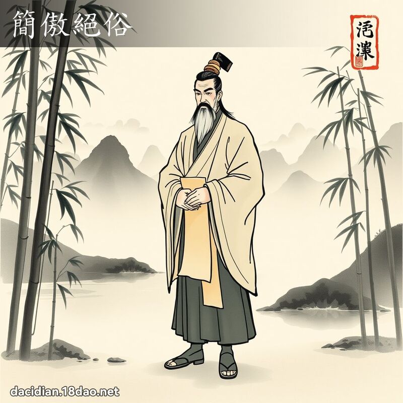 简傲绝俗 配图