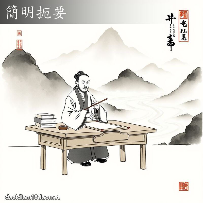 简明扼要 配图