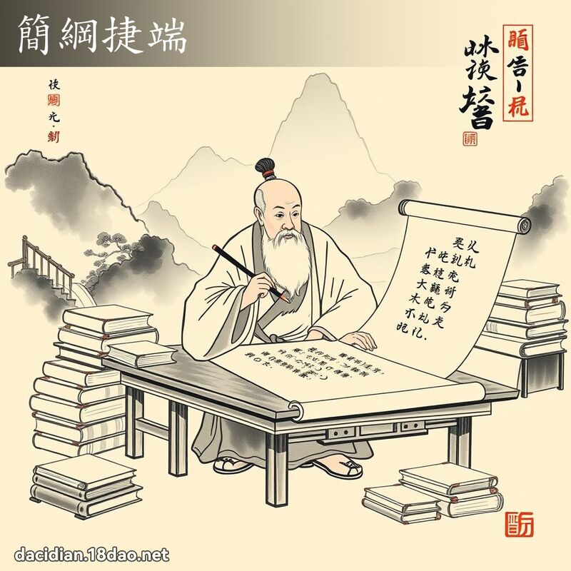 简纲捷端 配图