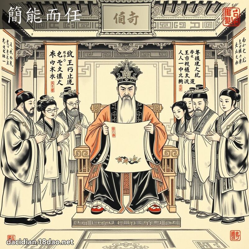 简能而任 配图