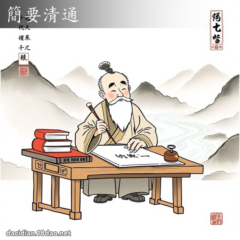 简要清通 配图