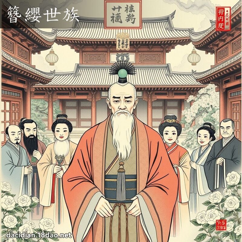 簪缨世族 配图