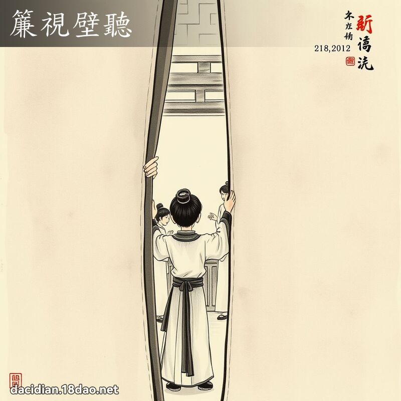 帘视壁听 配图