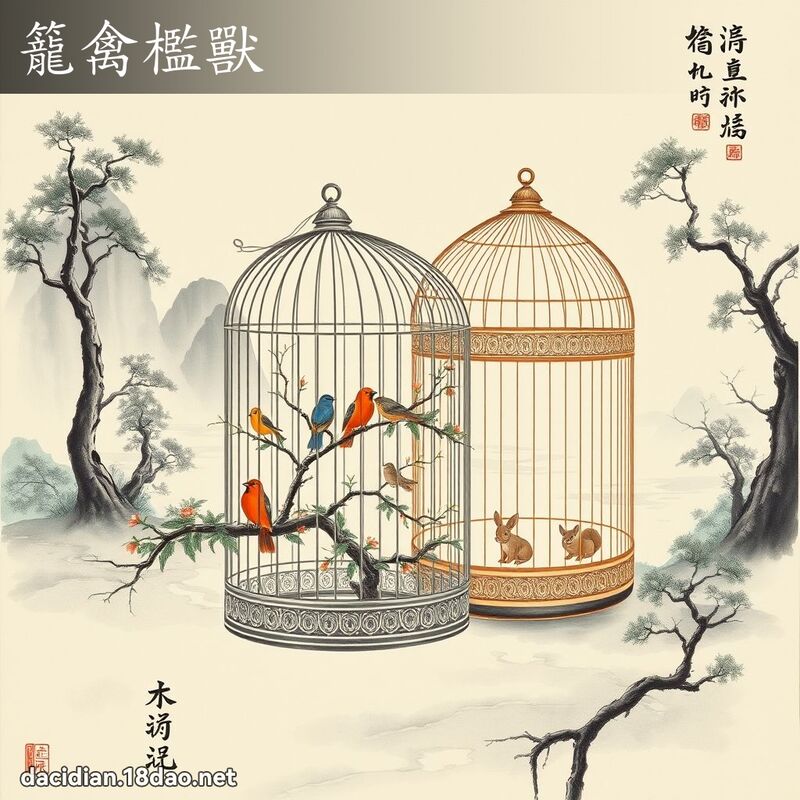 笼禽槛兽 配图